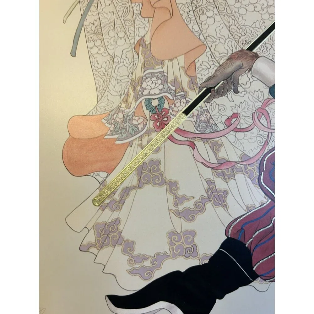 Caroline R. Young Brilliance And Mercy Signed 356/800 Serigraph Asian Art - Picture 6 of 10